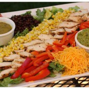 Grilled Mexican Chicken Salad with Cumin Lime Vinaigrette