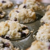 grandma renelt's blueberry muffins