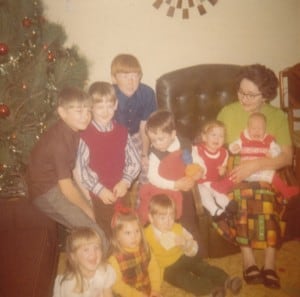 Grandma Klein and her grandchildren