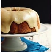 apple bundt with brown butter vanilla bean glaze - from a farmgirl's dabbles