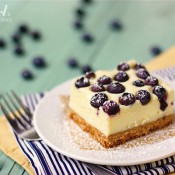 blueberry white chocolate cheesecake bars - a farmgirl's dabbles