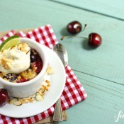 island cherry crumbles - a farmgirl's dabbles