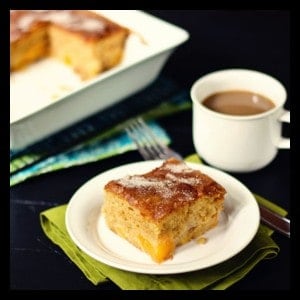 peach cake - a farmgirl's dabbles