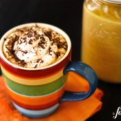 Pumpkin Spice Latte {homemade recipe for 1 week of yummy drinks!} - from a farmgirl's dabbles