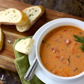 sweet and creamy tomato bisque
