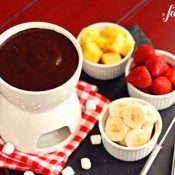chocolate marshmallow fondue