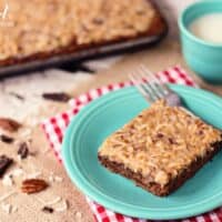 German chocolate sheet cake