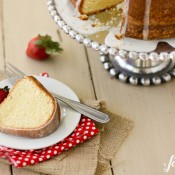 Jessicas Cream Cheese Pound Cake with Almond Glaze
