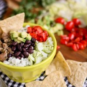 Turkey Taco Bowls with Cilantro Lime Rice