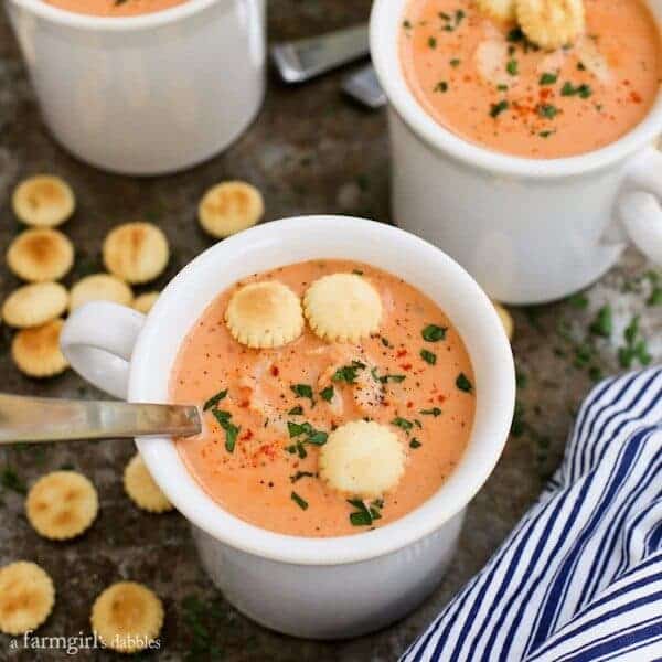 Crab Bisque from afarmgirlsdabbles.com