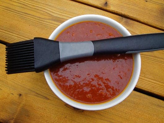 This homemade barbeque sauce is perfect for grilling all kinds of meats.