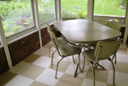 a dining room table