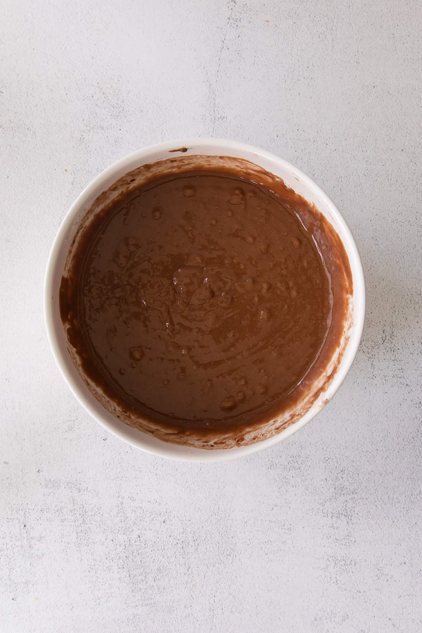 Chocolate cupcake batter