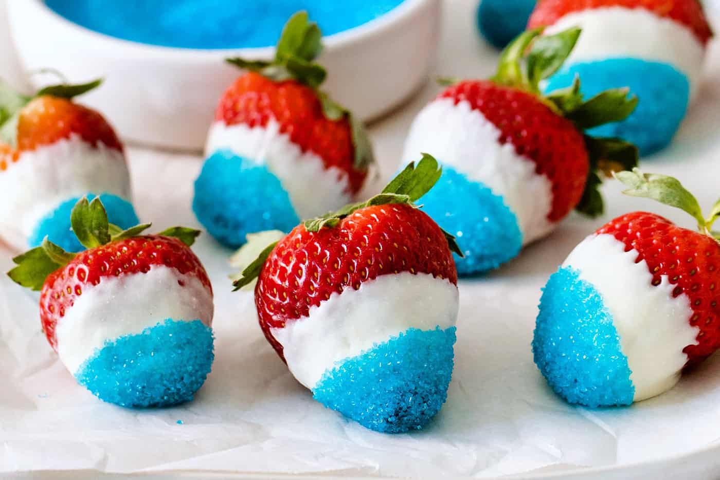 White Chocolate Dipped Strawberries