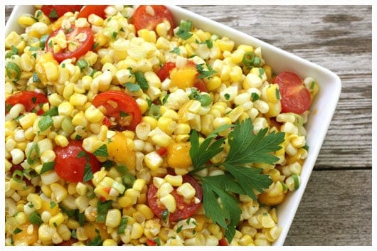 Sweet Corn Salad - Fresh from the Farmers' Market • a farmgirl's dabbles