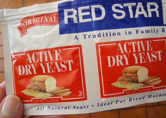 Red Star active dry yeast packets