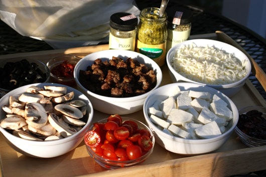 toppings for grilled pizza