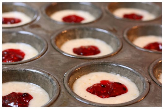 unbaked doughnut muffins