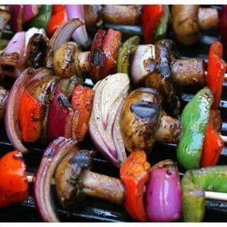 Skewered Balsamic Veggies