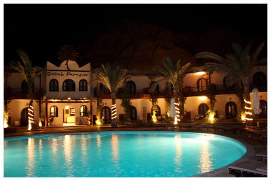 Dahab Paradise at night