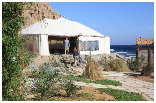 Bedouin tent