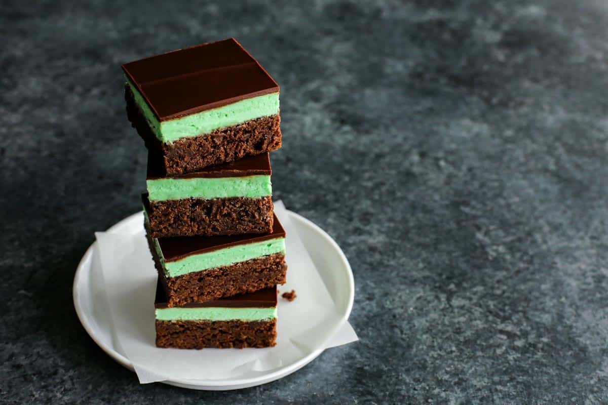 mint chocolate brownies