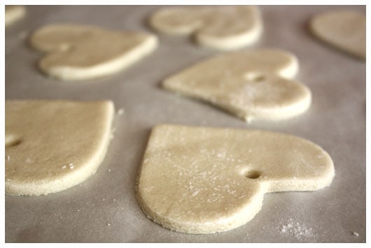 unbaked salt dough