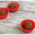 These chocolate truffles are smooth, butter, and covered in chocolate dust.