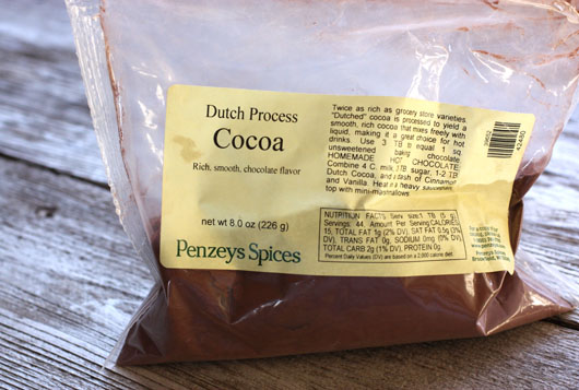 Dutch process cocoa powder