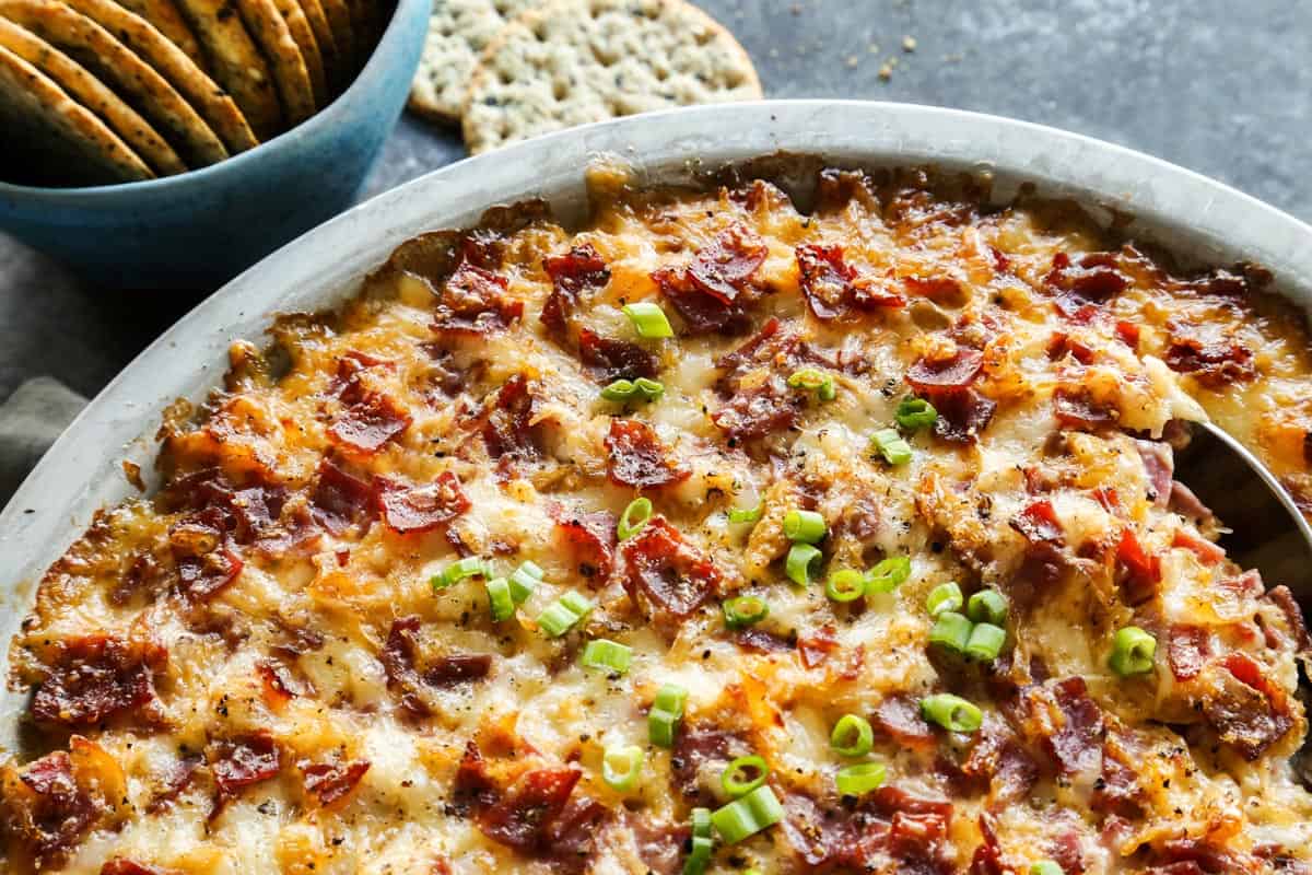 Reuben Dip • hot reuben dip recipe • a farmgirl's dabbles