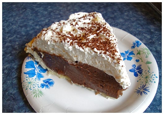 Chocolate cream pie