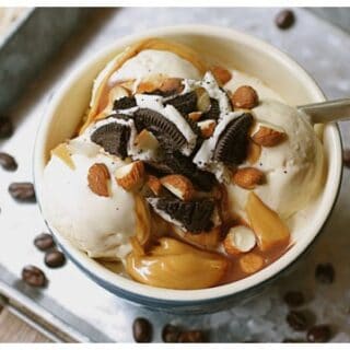 ice cream with mud pie mojo