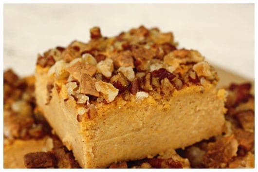 pumpkin cheesecake bar