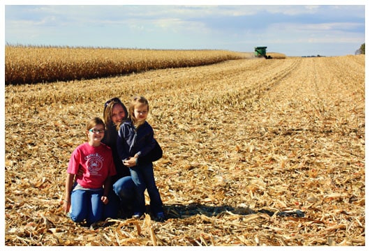 Harvesting Corn in South Dakota With My Girls