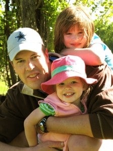 My Husband Blake with Two of Our Girls