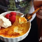 A Spoon Full of Almond Vanilla Bean Crème Brûlée