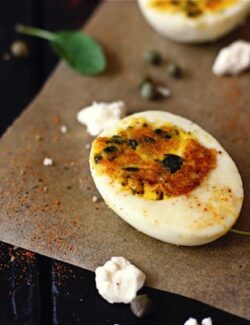 sautéed deviled eggs