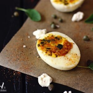 sautéed deviled eggs