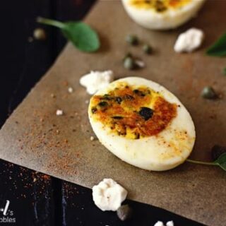 sautéed deviled eggs