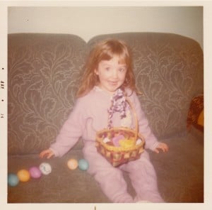 Brenda at Easter in 1974