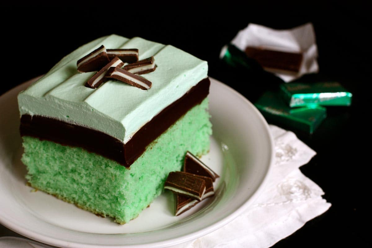 creme de menthe cake