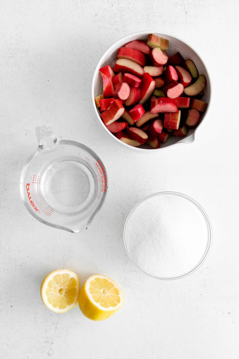 Easy Rhubarb Syrup Recipe A Farmgirl's Dabbles