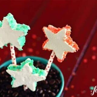 star shaped marshmallows covered in pop rocks