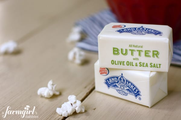 Land O Lakes olive oil and sea salt Butter