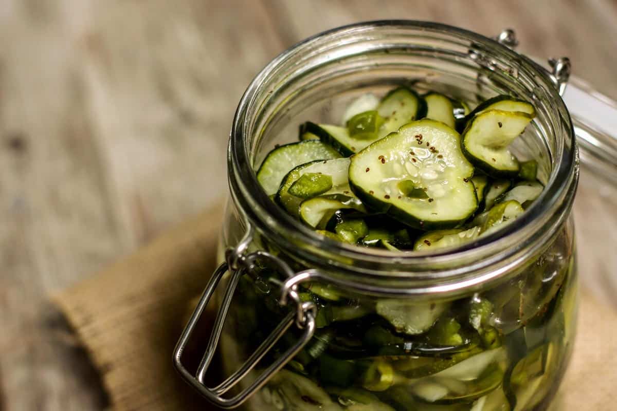 a jar of Pickles