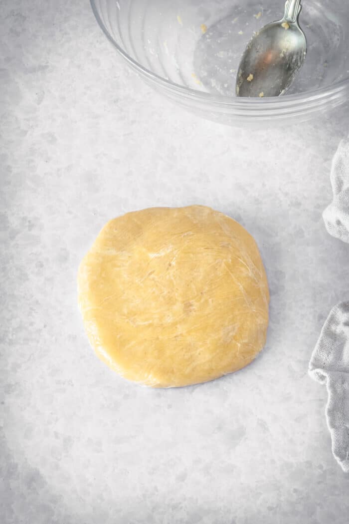 Pastry dough in a bowl