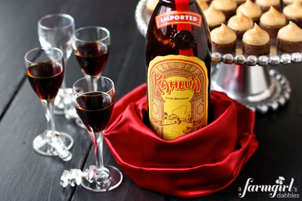 a bottle of kahlua