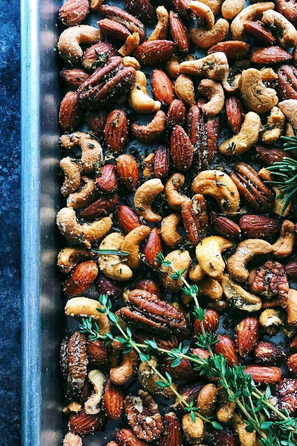Rosemary Thyme Spiced Nuts