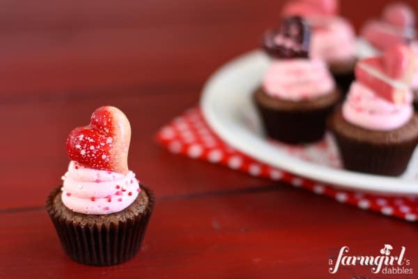 strawberry brownie bites