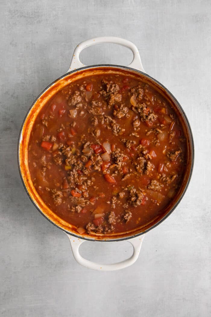 Cheesy Ground Beef Taco Dip Recipe A Farmgirl's Dabbles